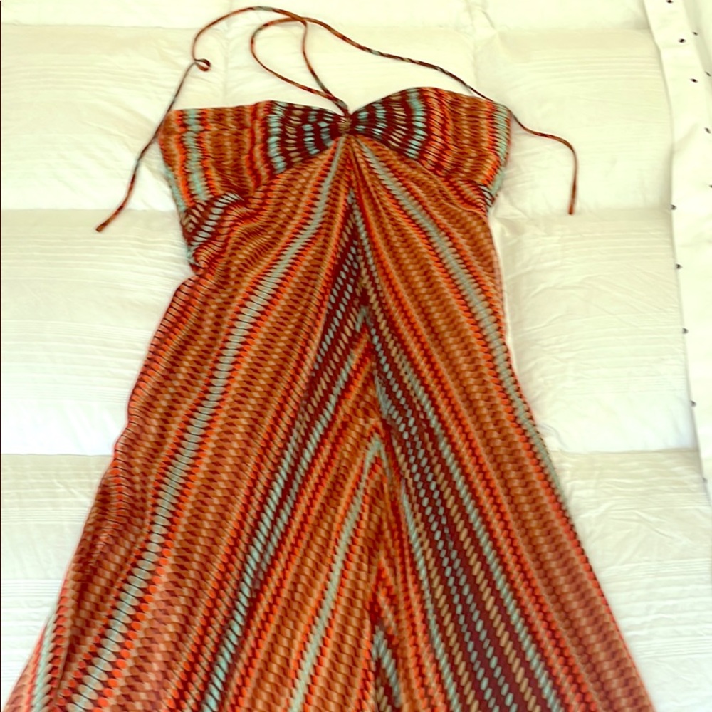 Laundry by Shelli Segal long silk dress.